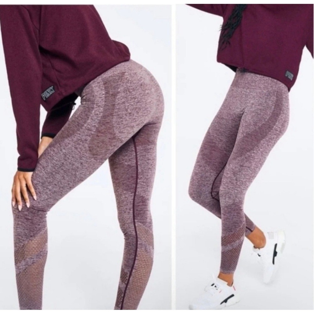 PINK Ultimate Seamless Leggings Pale Purple‎ Women's Small Athletic Casual Run
